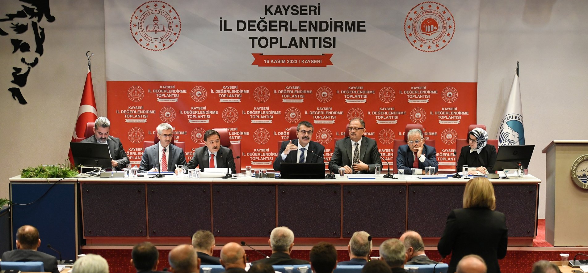 BAKAN TEKİN, KAYSERİ'DE İL EĞİTİM DEĞERLENDİRME TOPLANTISINA KATILDI